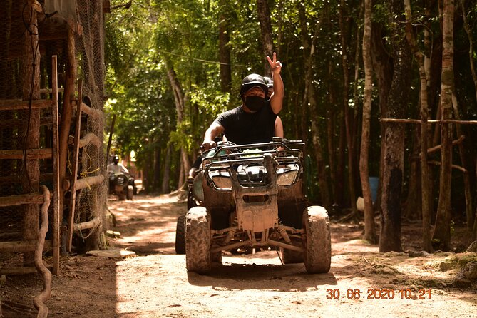 Jungle Adventure! ATV's (shared), Ziplining and Cenote Cancun & Playa Del Carmen - Price and logistics: what your $81 covers