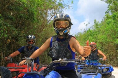 Jungle Adventure from Cancun: ATVs, ziplines, cenote and fun! - The ATV jungle ride: gear up for real traction (and real dust)