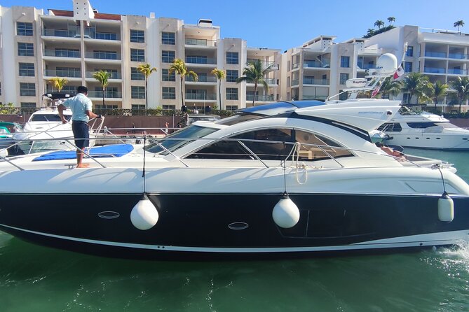 Luxury Sunseeker 50 - 6 hs Cancun - Isla Mujeres (MagicSea-SS) - What the 6-Hour Plan Feels Like: Cancun Coast to Isla Mujeres