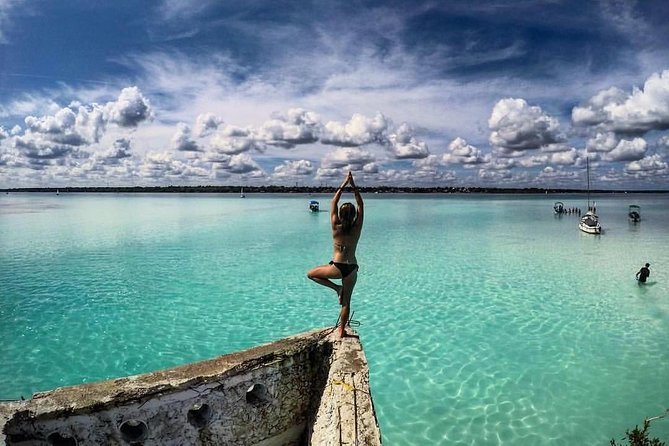 Magical BACALAR TOUR with Pontoon Boat ride. (Transportation + Breakfast + Food) - Canal de los Piratas and the Pontoon Ride: The Photo Core