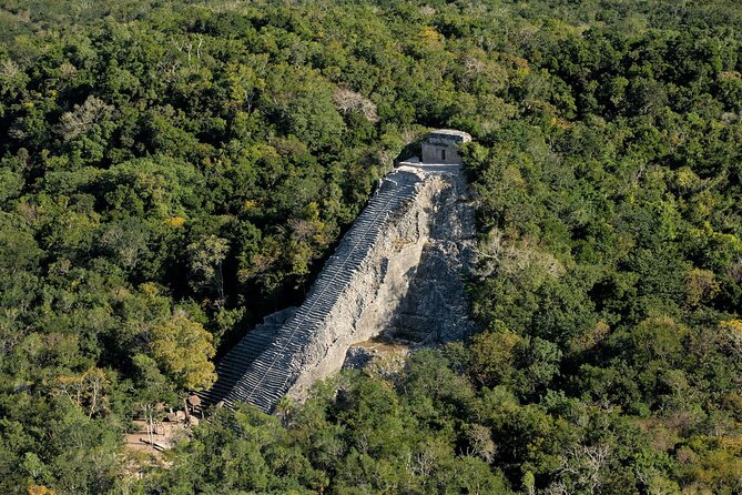 Maya Adventure from Cancun Coba and Tulum Ruins with Cenote swim - The route: Coba Jungle, Tulum Coast, and Yax-Muul Cenotes