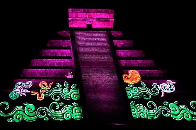Oncelife experience of CHICHEN ITZA NIGHT SHOW. Cenote and Valladolid included. - Stop 3: Chichén Itzá Noche de Kukulkán and what you’ll notice at night