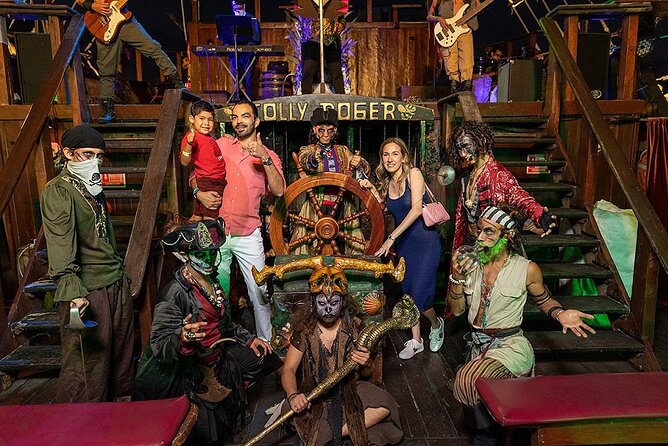 Pirate Ship Jolly Roger with Dinner and Open Bar - Open Domestic Bar: Fun Add-On, Not a Safety Plan