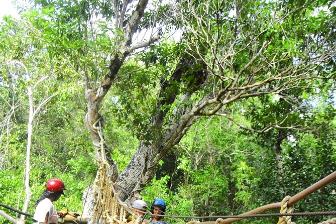 Playa del Carmen Maya Adrenaline Day ATV Zipline and Cenote - Cenote Swim: Turquoise Water, Easy Cooling Down