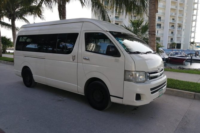 Private AC One Way Transfer from Airport to Costa Mujeres - Inside the van: AC comfort, Wi‑Fi, and luggage reality