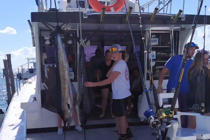 Private fishing charter Boat 48ft 12 pax Good Marlin and Sailfish - Included Gear, Drinks, and Crew Support You Actually Notice