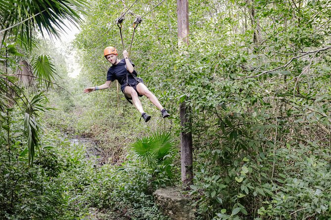 Private Jungle Adventure tour: Zipline + Rappel + Cenote - Snorkeling and Swimming in Crystal-Clear Cenote Water