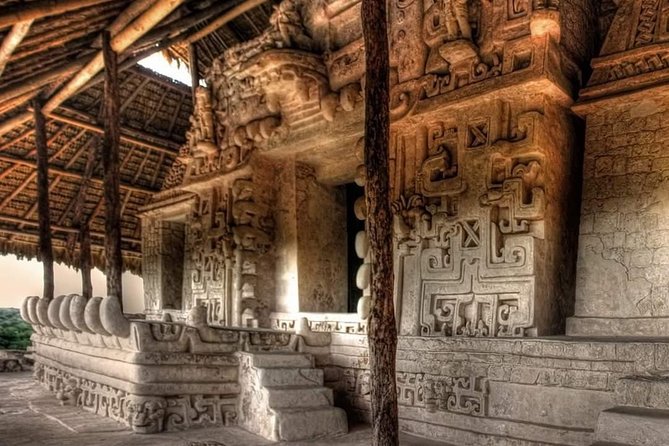 Private Tour: Ek Balam, Pink Flamingos Sanctuary and Tequila Tasting Factory - Ek Balam: Rattlesnake Guardians, Tomb Plaster, and a Pyramid Climb