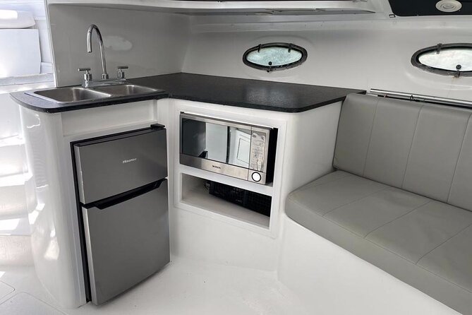 Private Yacht Cancun 42ft up to 8 people - Life Aboard: Bluetooth Music, Cooler Drinks, and Included Snorkel Gear
