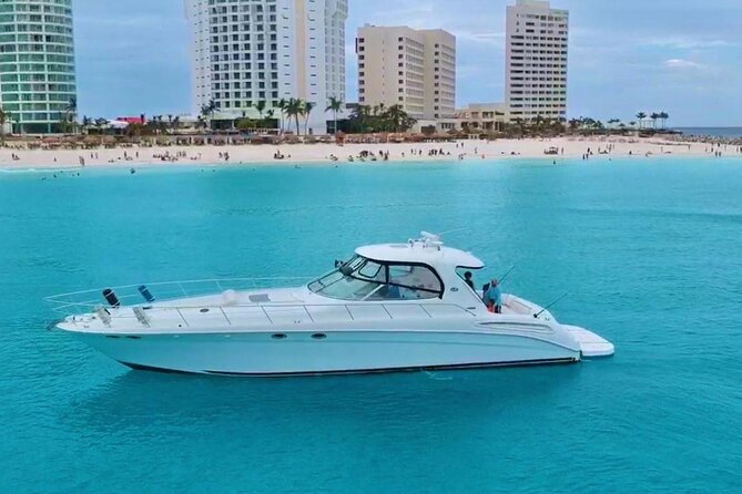 Private Yacht SEARAY SUNDANCER 60ft up to 20 pax 23P1 - Cancun Bay cruise vs Isla Mujeres and Playa Norte