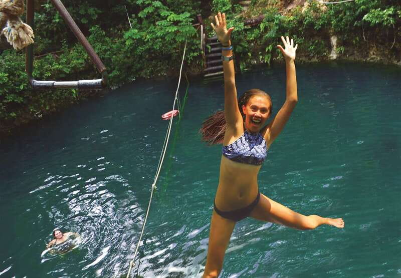 Puerto Morelos: Selvatica Jungle Zip Line Tour - AquaZip at the end: finish dry or get soaked