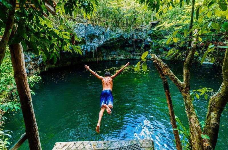Puerto Morelos: Shopping Tour & Cenote La Noria - Cenote La Noria on the Cenotes Route: Swim, Safety, and Timing