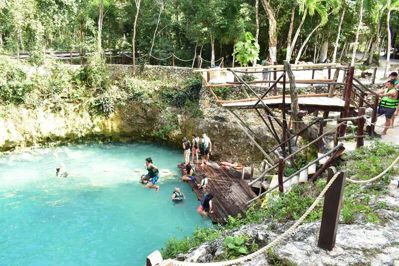 Rider Tour - Swimming, Jumps, and a Slide in the Open Cenote