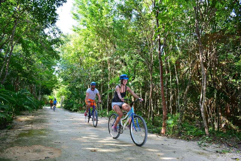 Rio Secreto Nature Reserve: Bicycle, Rappel & Ziplines Tour - Walking the underground river: the cave part that people remember