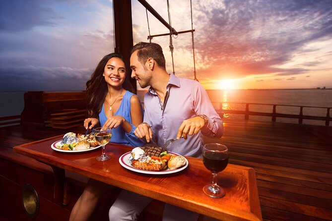 Romantic Sunset Dinner Cruise in Cancun with Open Bar - Menu choices that actually change your plate, not just your order