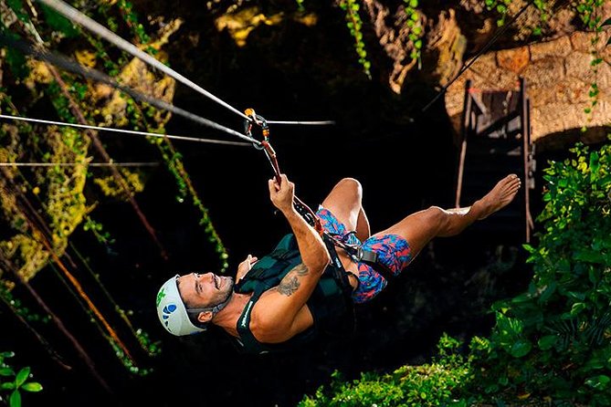 Sacred Adventure at Xenotes! 4 Different Cenotes + Round Transportation - Cenote time with zip lining and rappelling: rules that matter