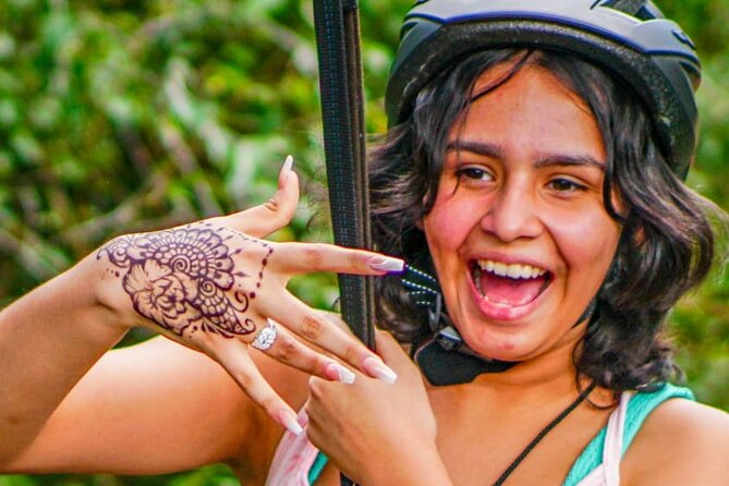 Shared ATV's and Zip Lines and Swimming in a Real Cenote. - ATV circuit for about 50 minutes: shared fun with a steady pace