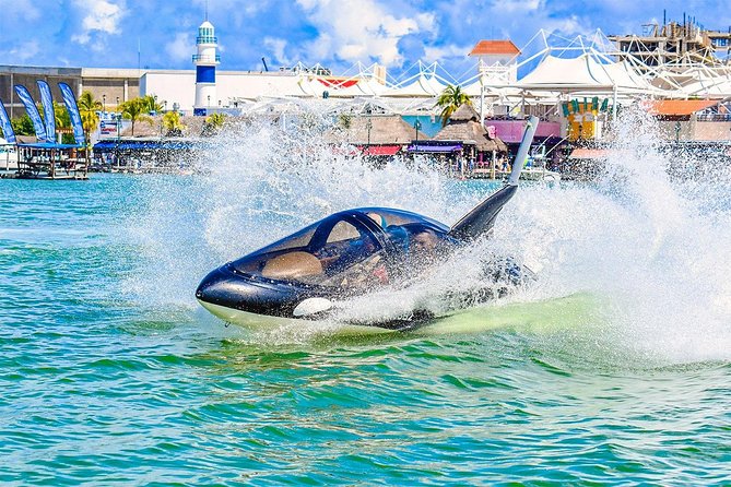 Shark Ride in Cancun - Seabreacher - The “shark” moments: going under and flying back up