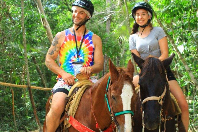 Single ATV, Horseback Riding, Ziplines and Cenote Swim - Ziplines and the suspension bridge: thrills, height, and tree-lined reality