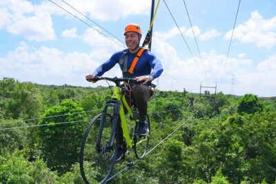 Sky Trail: Sky Bike, Tarzania, Bungee Swing & Zip Line with lunch - Six Zip Lines Plus Tarzania: One Big Adrenaline Circuit