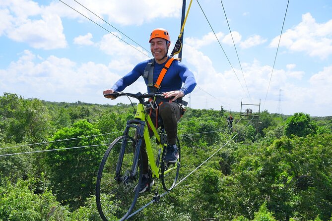 Sky Trail: Sky Bike, Tarzania, Bungee Swing & Zip Line with lunch - Six Zip Lines Plus Tarzania: One Big Adrenaline Circuit