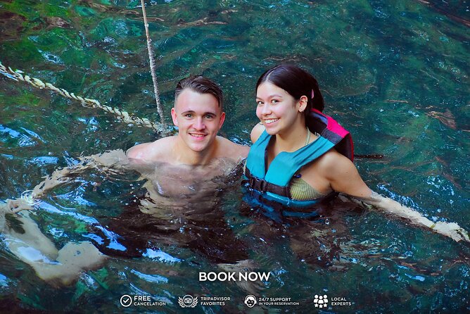 Small Group 3 Waterfall Cenotes Experience - Guides, tequila tasting, and the Mayan snack: culture plus a sales risk