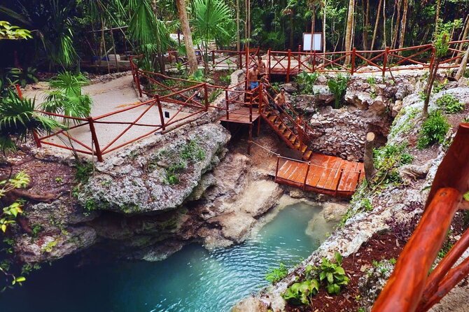 Small Group 3 Waterfall Cenotes Experience - Pickup in Cancun, plus the Tulum Super Aki rule