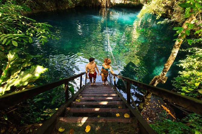 Small Group Explore 3 Secret Cenotes with Tequila Tasting - Stop 2: La Ruta de los Cenotes and the Zipline/Jump Factor