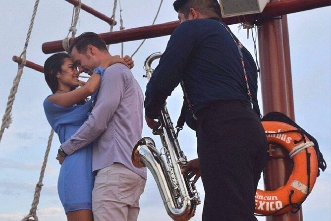 Spanish Galleon - Romantic Lobster Dinner Cruise & Live Saxophone - Live Saxophone Music and the On-Board “Date Night” Energy