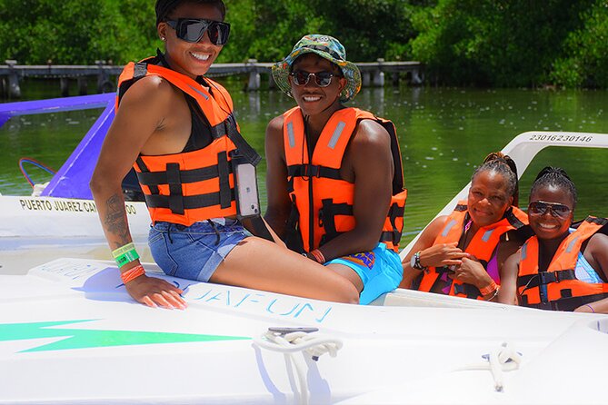 SpeedBoat Jungle Tour + Snorkel Experience in Cancun - Small group size and guide support (including Noelle)