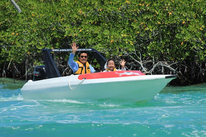 Speedboat Tour with Snorkeling in Cancun – Drive Your Own Boat! - Nichupté Lagoon Speedboat Energy Meets Punta Nizuc Reef Time