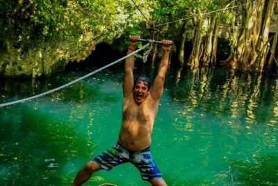 The best adrenaline day Atvs shared, ziplines and cenote Playa del Carmen - Hotel pickup to Puerto Morelos: keeping your day from getting messy