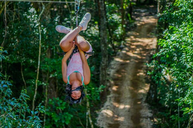 The best ATV tour with ziplines and Cenote swim day! - Zip lines and hanging bridges: the “high” part of the day