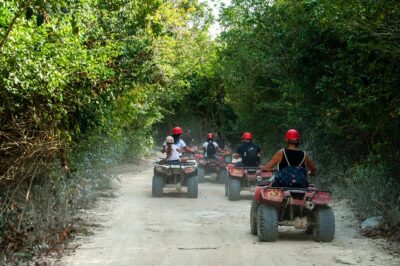 The best ATVs, zipline, cenote tour with lunch and transportation - ATV Jungle Ride on Honda 250 and Yamaha 350: The Real Crowd-Pleaser