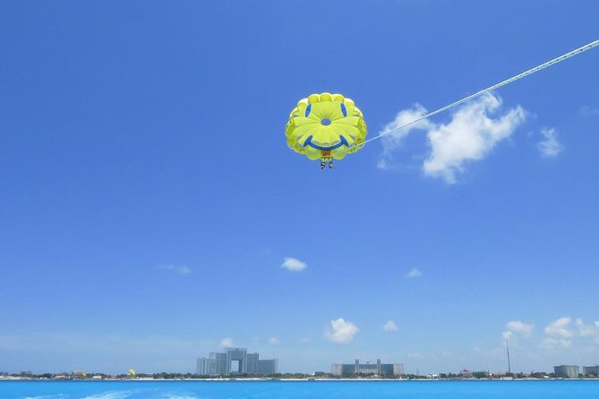 The Best Parasail Adventure & Transportation - Private Cancun Parasailing That Fits a Beach Day