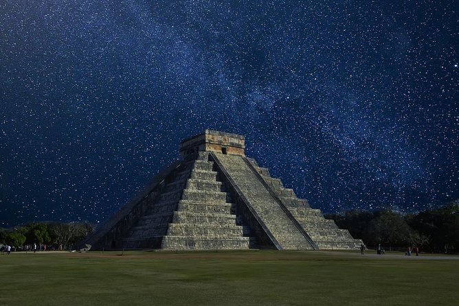 The majestic night show of kukulkan in Chichen Itza Valladolid & Cenote included - Cenote Hubiku: Swim Time, Mayan Village Context, and Lunch That Keeps You Going