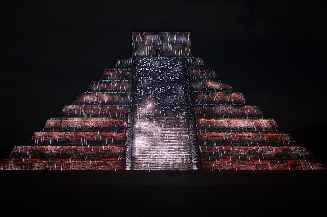 The majestic night show of kukulkan in Chichen Itza Valladolid & Cenote included - Don Tadeo Tequila Museum: Tasting, Not Just a Store Stop