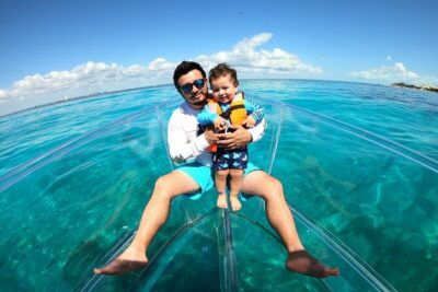 Tour Isla Mujeres excursion in Collective Transparent Boat - The Reef Route: How the 45-Minute Loop Actually Works