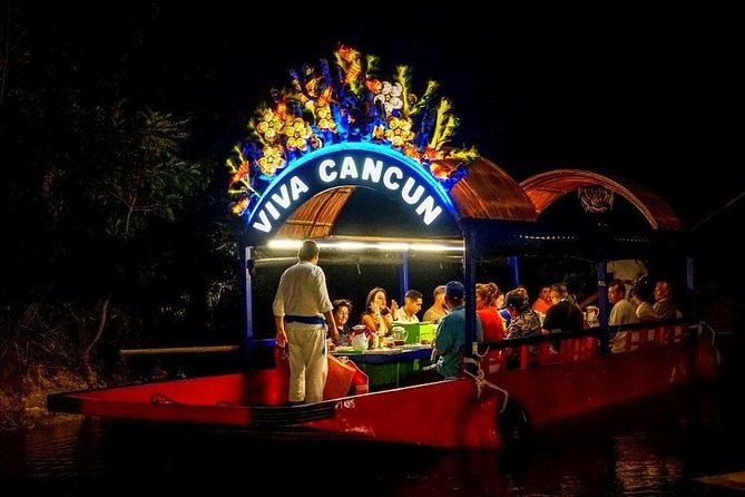 Tour Xoximilco From Cancun with Transportation Included - What a night at Xoximilco on a trajinera really means