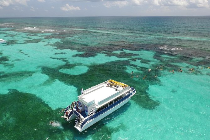 Trip to Isla Mujeres - Catamaran Unlimited Adventure from Playa del Carmen - Cruising the Island: Puerto Refugio and Punta Sur Views