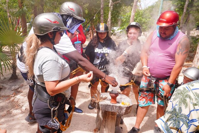 Tulum Adrenaline Tour ATV Ziplines and Cenote Swim Day - Six zipline circuits: the main event, built for different thrill levels