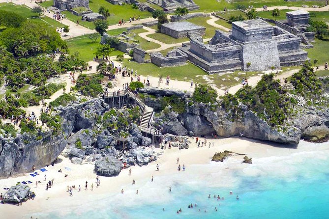 Tulum and Coba 4x1 with Cenote, Playa del Carmen, Mayan Village All Inclusive Tour - Cobá’s Nohoch-Mul temple and the climb you’ll remember