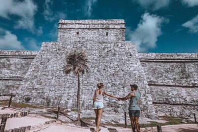 Tulum Coba 4X1 ADVENTURE - Stop 1: Tulum ruins with guide time + your own exploration
