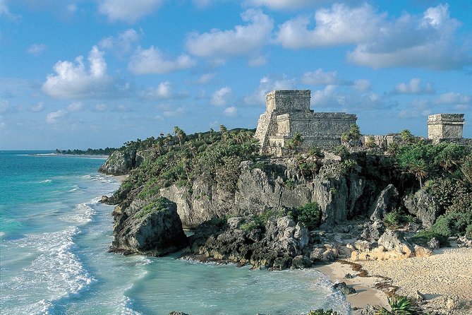 Tulum, Coba, Cenote and Playa del Carmen in Full-Day Tour from Cancun - Tulum Archaeological Site: 90 minutes with a guide plus a breather