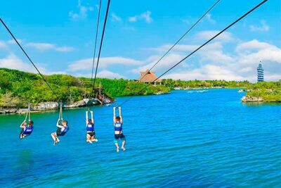 Xel ha Park Tour All inclusive! Nature & Fun from Cancun & Playa Del Carmen - The Lighthouse at 40 meters: views that feel worth the climb