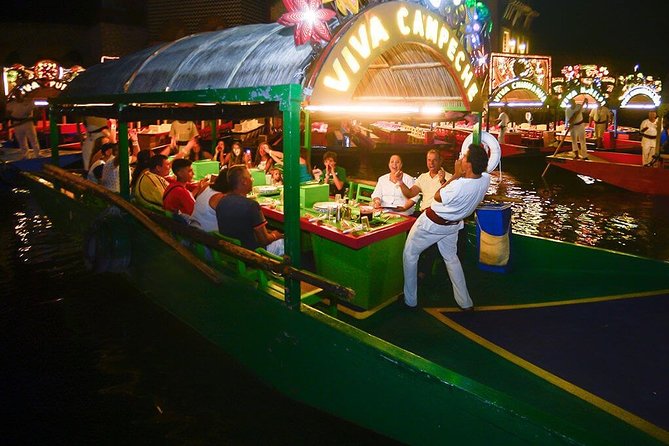 Xoximilco Tour Night Cruise from Cancun & Riviera Maya - Inside Xoximilco: the trajinera cruise party format