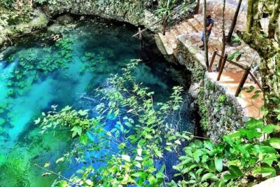 Zapote Cenotes Adventure Tour Prehistoric Park - Stop 1: Zapote Ecopark—platform jumps, an open cenote swim, and a zip-line finale